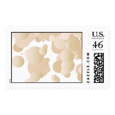 Large Mocha and Pink Bubbles Stamp by twunschl
