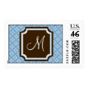 Large Monogram Wedding Postage Stamps by MonogramGifts Large Monogram Wedding Postage Stamps