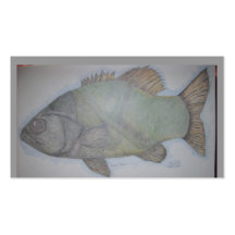 Large Mouth Bass Business Card