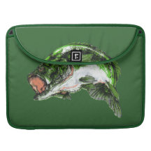 Large mouth Bass Sleeve For MacBook Pro