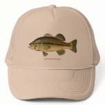 Large-mouth Black Bass Cap hats by chartingnature Large-mouth Black Bass Cap hats