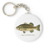Large-mouth Black Bass Keychain keychains by chartingnature Large-mouth Black Bass Keychain keychains