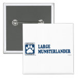 Large Munsterlander Blue Buttons
