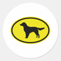 Large Munsterlander Round Stickers
