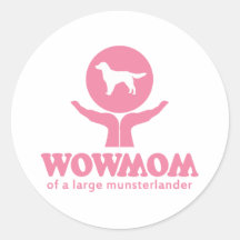 Large Munsterlander Round Stickers