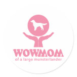 Large Munsterlander Round Stickers