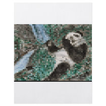 Large Panda Pla y Blurred Mosaic flyers by WeddingWorks Large Panda Pla y Blurred Mosaic flyers