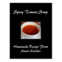Large Personalized Recipe Cards Post Cards