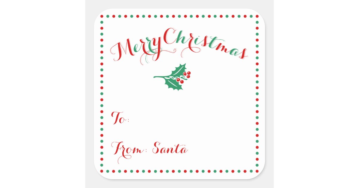 large personalized white christmas gift tags square large personalized white christmas gift tags square