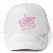 Large Pink Crown or Tiara hats by RoyaltyFun Large Pink Crown or Tiara hats
