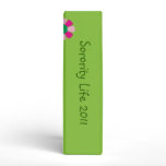 Large Pretty Girls Pink and Green Binder