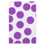 Large Purple Dots on White. Flyer