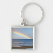 Large rainbow over the Pacific Ocean at Key Chains