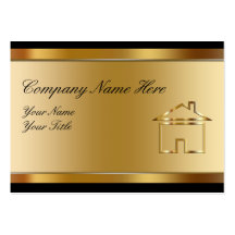 Large Real Estate Business Cards