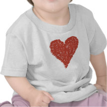 Large Red Heart Tees