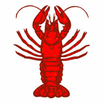 Large Red Lobster or Crayfish Photo Sculpture