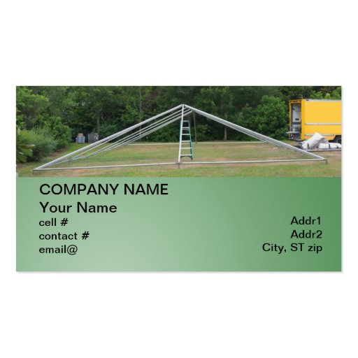 large rental party tent business card Zazzle