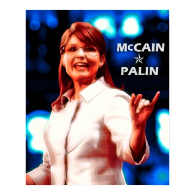 Large Sarah Palin Poster by spacedust