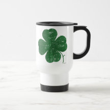 Large Shamrock - vintage style Mugs