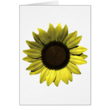 Large Sunflower Card