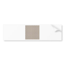 Large Weave - Almond Bumper Stickers