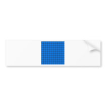 Large Weave - Azure Bumper Stickers