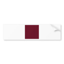 Large Weave - Burgundy Bumper Stickers