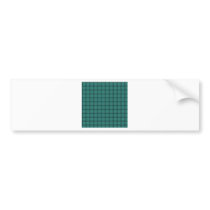 Large Weave - Celadon Green Bumper Stickers