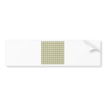 Large Weave - Cream Bumper Stickers