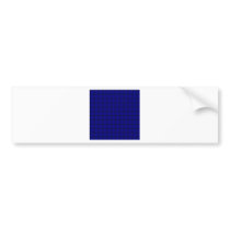 Large Weave - Dark Blue Bumper Stickers