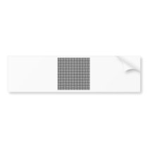 Large Weave - Dark Gray Bumper Sticker