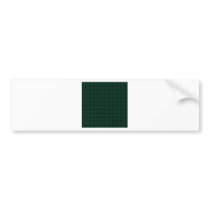 Large Weave - Dark Green Bumper Stickers