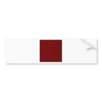 Large Weave - Dark Red Bumper Stickers