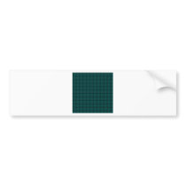 Large Weave - Deep Jungle Green Bumper Stickers