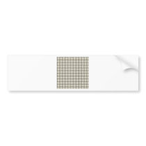 Large Weave - Eggshell Bumper Stickers
