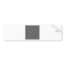Large Weave - Gray Bumper Stickers