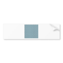 Large Weave - Light Blue Bumper Stickers