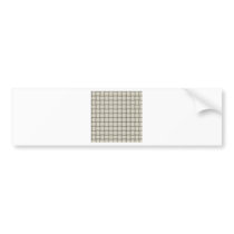 Large Weave - Light Yellow Bumper Sticker