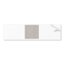 Large Weave - Linen Bumper Stickers