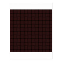 Large Weave - Seal Brown Postcards