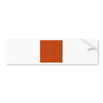 Large Weave - Tangelo Bumper Sticker