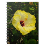 Large Yellow Hibiscus Flower Notebooks