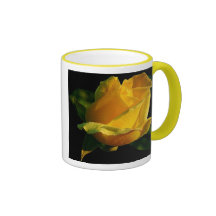 Large Yellow Rose Coffee Mug