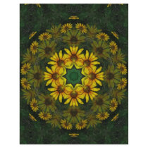 Large Yellow Wildflower Kaleidoscope Art 11 flyers