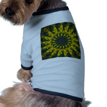 Large Yellow Wildflower Kaleidoscope Art 12 pet clothing