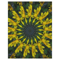 Large Yellow Wildflower Kaleidoscope Art 12 flyers