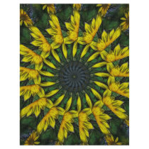 Large Yellow Wildflower Kaleidoscope Art 12 letterhead