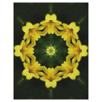 Large Yellow Wildflower Kaleidoscope Art 1 flyers
