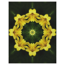 Large Yellow Wildflower Kaleidoscope Art 1 letterhead