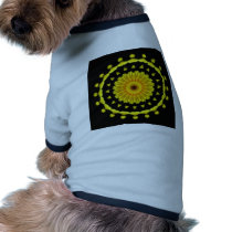 Large Yellow Wildflower Kaleidoscope Art 2 pet clothing